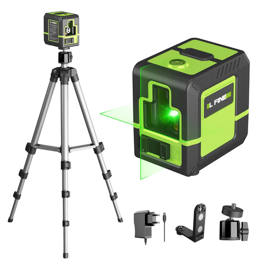 LFine 2-Line Laser Level with Tripod – Professional Horizontal & Vertical Precision 360° Self-Leveling Tool for Accurate Measurements - Premium laser level from dsers - Just $70.99! Shop now at Lizard Vigilante