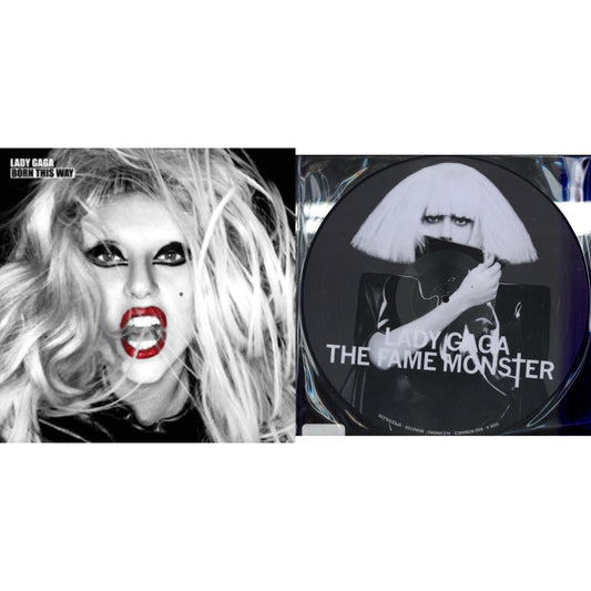 Lady Gaga - Fame Monster & Born This Way - LP Vinyl Bundle