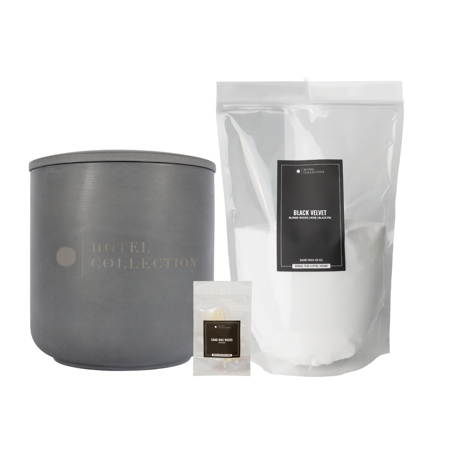 Grande Ceramic Sand Wax Set