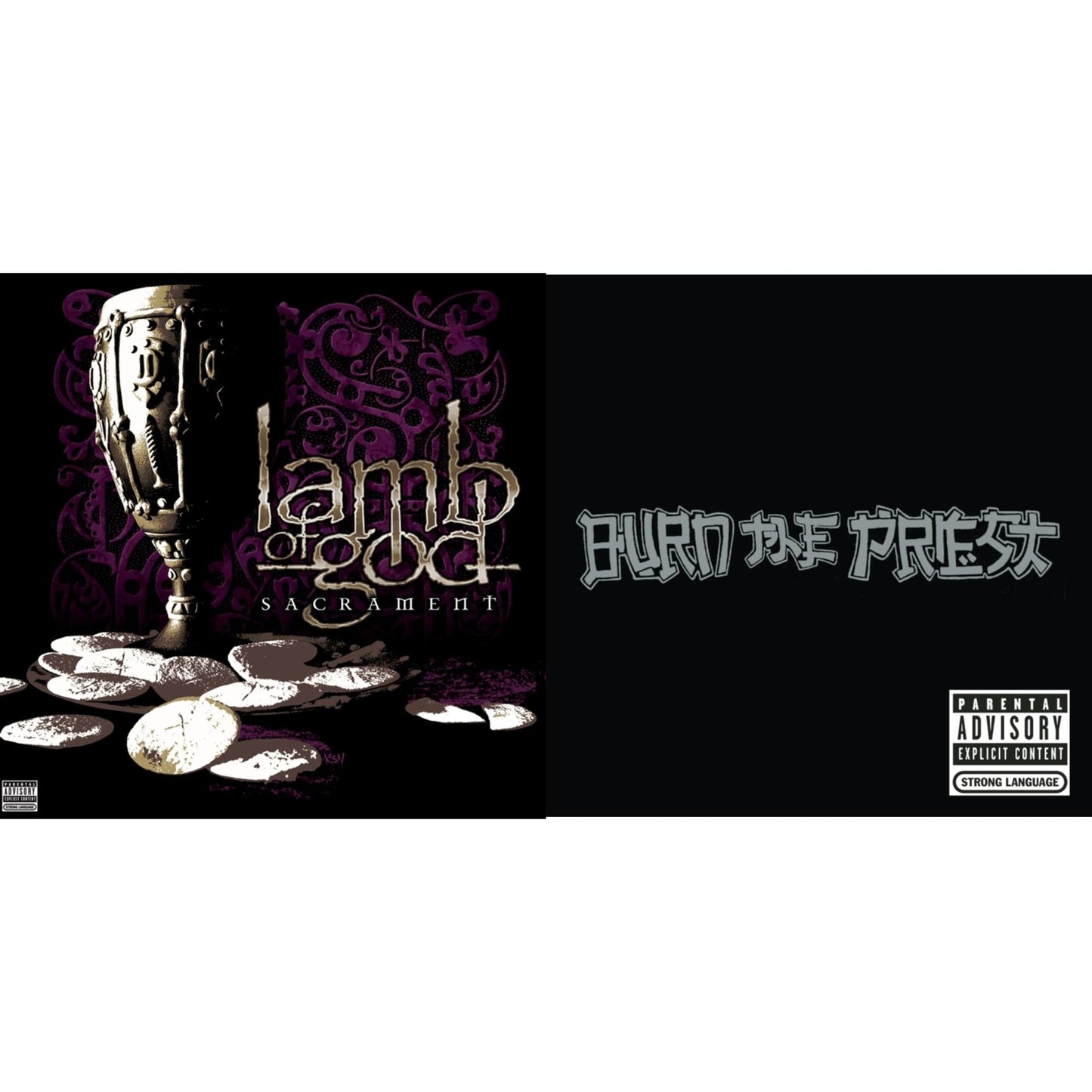 Lamb Of God - Burn The Priest & Sacrament (Explicit) - CD Bundle