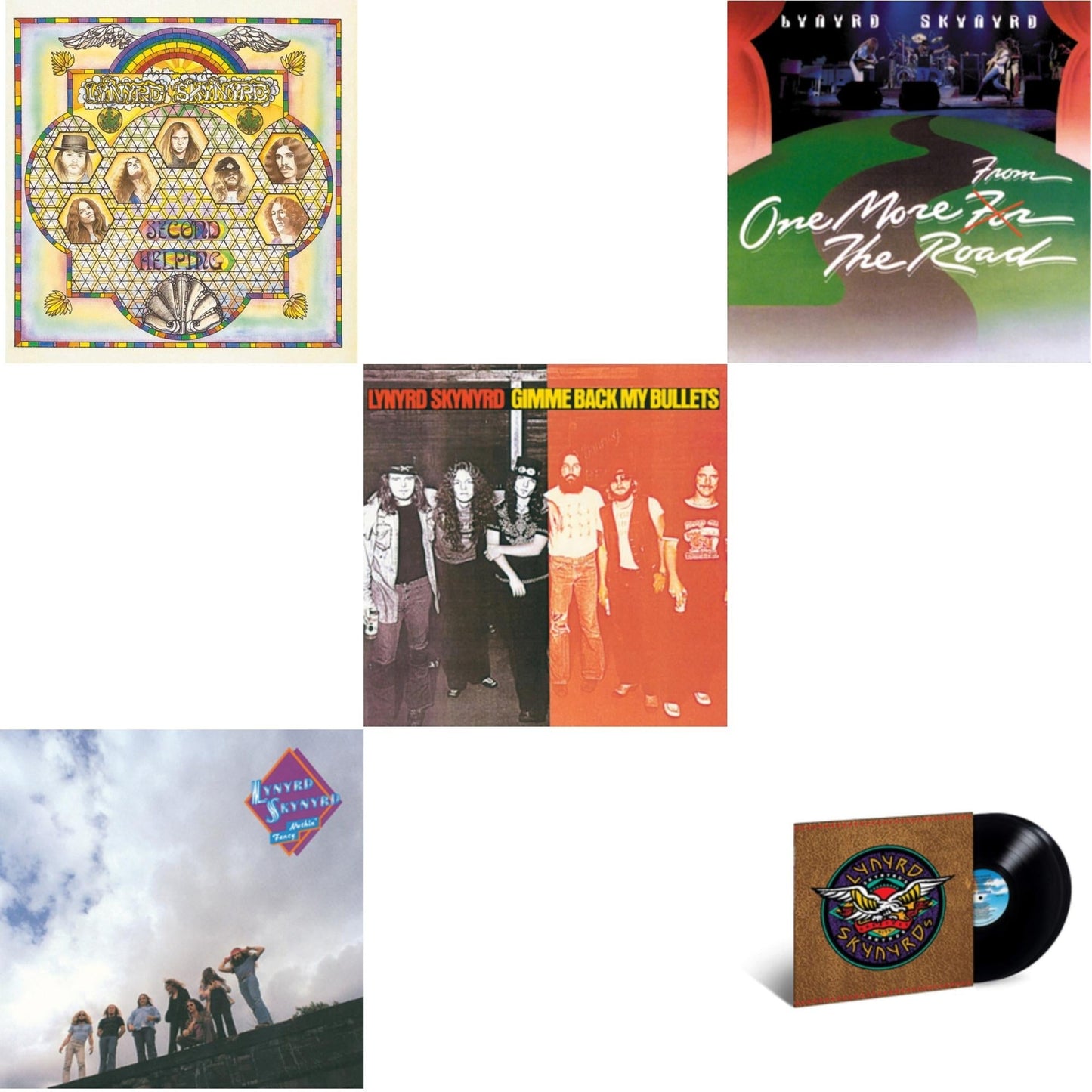 Second Helping & Nuthin Fancy & Gimme Back My Bullets & One More From The Road & Skynyrd's Innyrds (Their Greatest Hits)