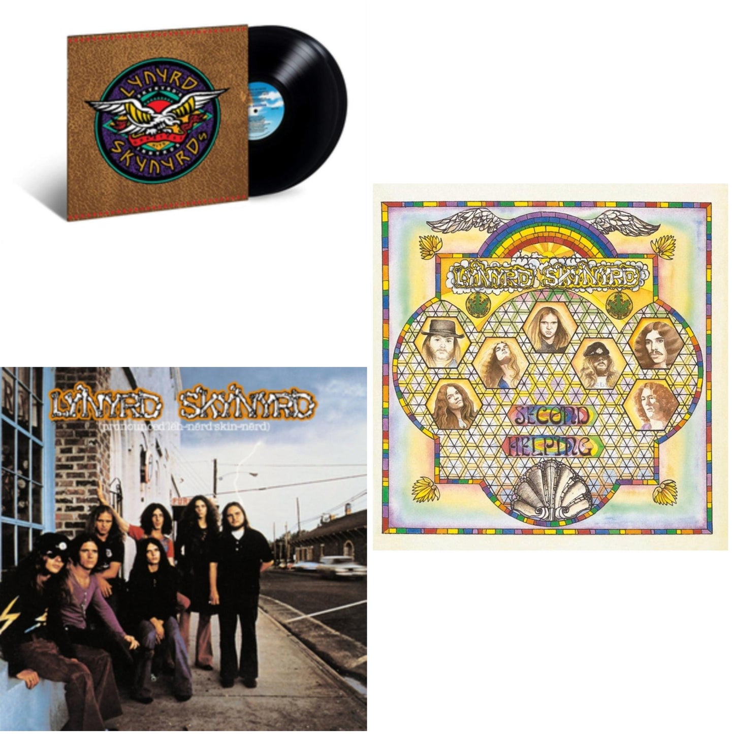 Pronounced Leh-Nerd Skin-Nerd & Second Helping & Skynyrd's Innyrds (Their Greatest Hits)