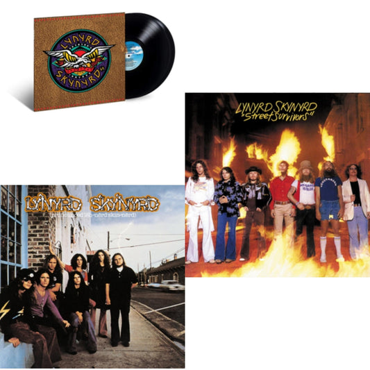Lynyrd Skynyrd - Pronounced Leh-Nerd Skin-Nerd & Street Survivors & Skynyrd's Innyrds (Their Greatest Hits) - LP Vinyl Bundle