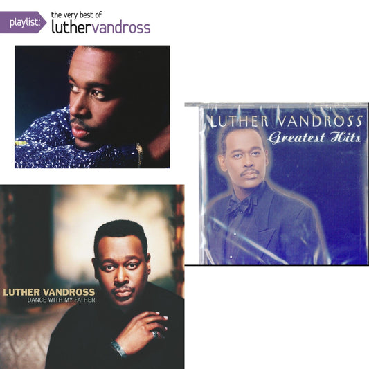 Luther Vandross - Greatest Hits & Dance With My Father & Playlist: Very Best Of Luther Vandross - CD Bundle