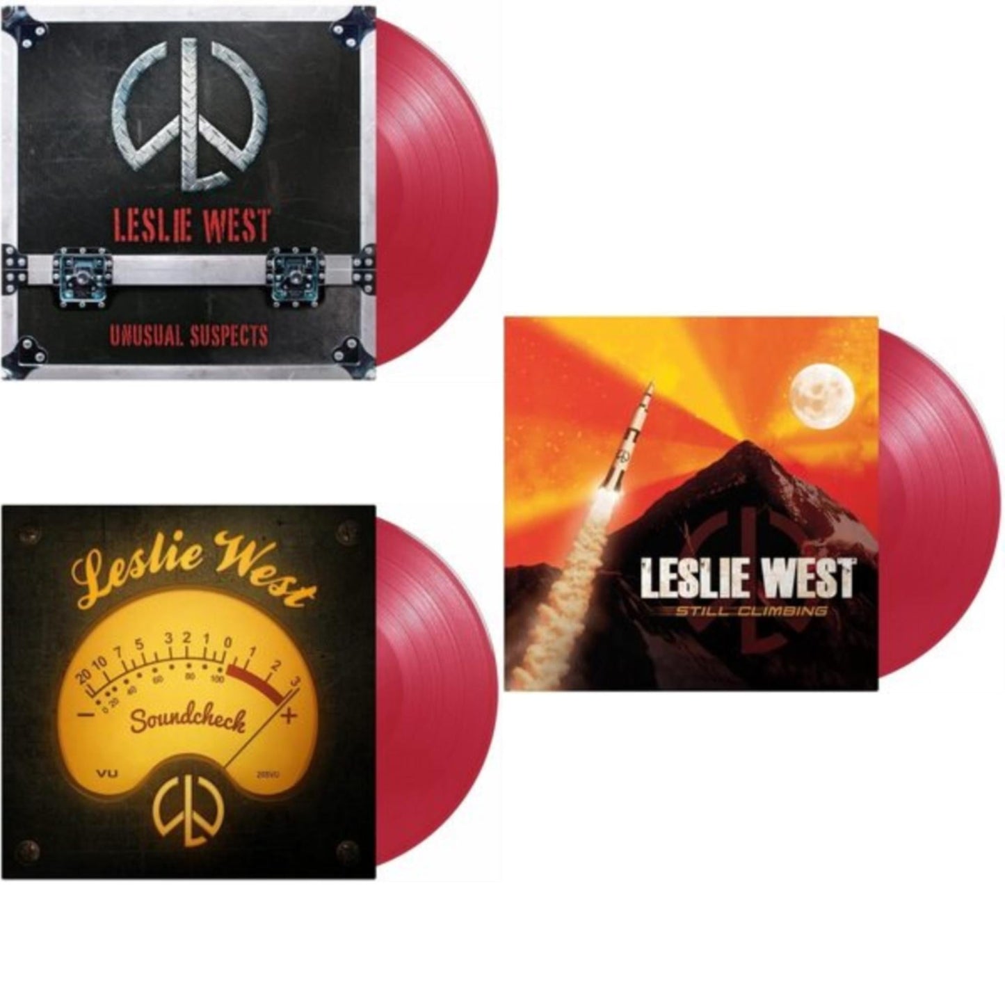 Unusual Suspects (Transparent Red LP Vinyl) & Soundcheck (Red LP Vinyl) & Still Climbing (Red LP Vinyl)