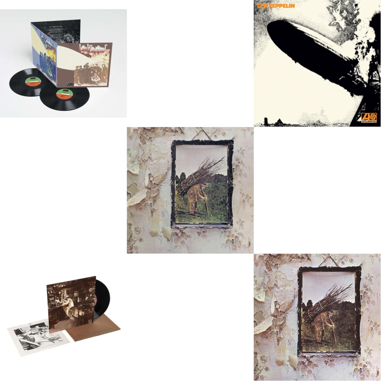 Led Zeppelin Ii (Deluxe Remastered/2LP/180) & In Through The Out Door & Led Zeppelin Iv & Led Zeppelin I (180G/Remastered) & Led Zeppelin Iv (Clear LP Vinyl/180G) (Atl75)