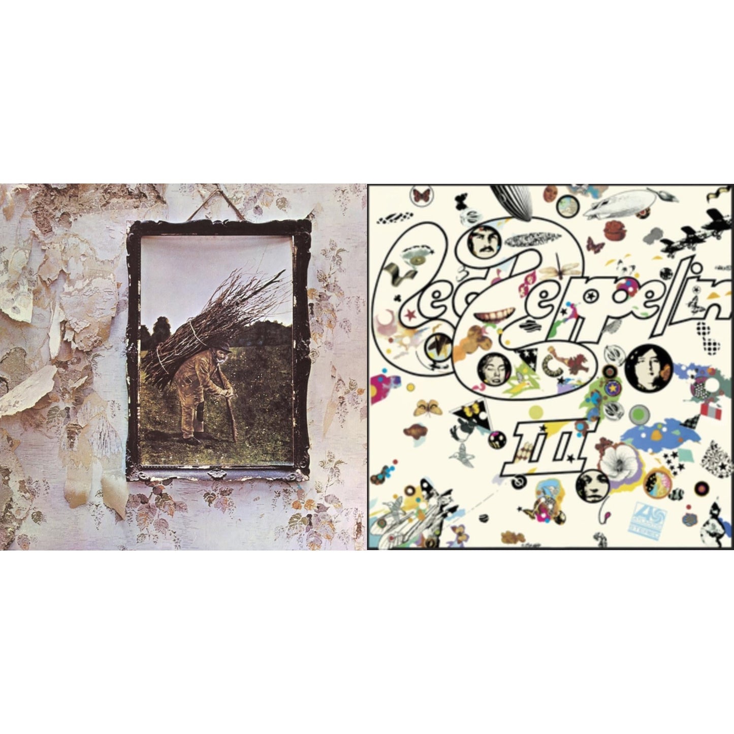 Led Zeppelin Iii (Remastered Original/180G) & Led Zeppelin Iv (Clear LP Vinyl/180G) (Atl75)
