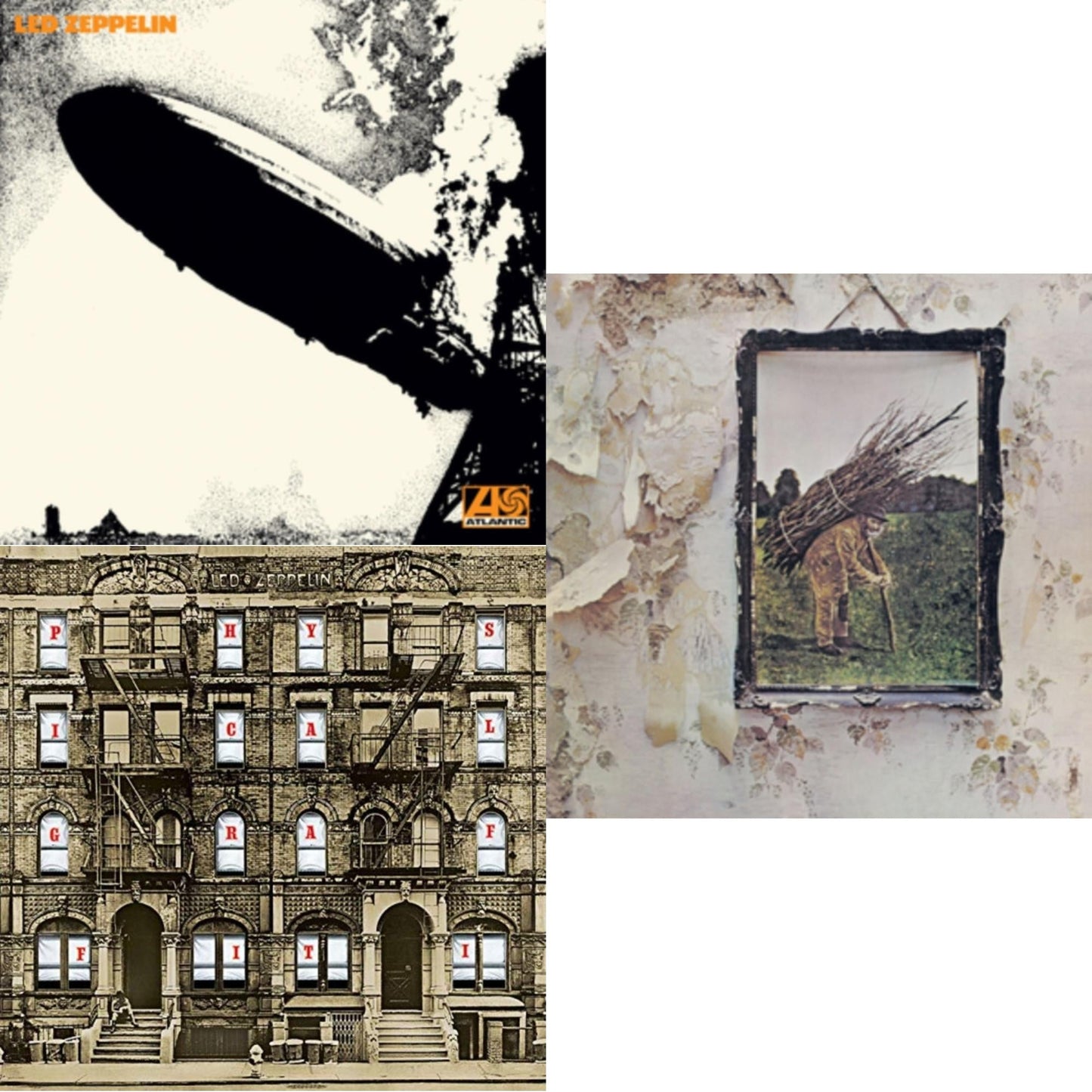 Led Zeppelin Iv & Physical Graffiti (2015 Remaster) & Led Zeppelin I (180G/Remastered)