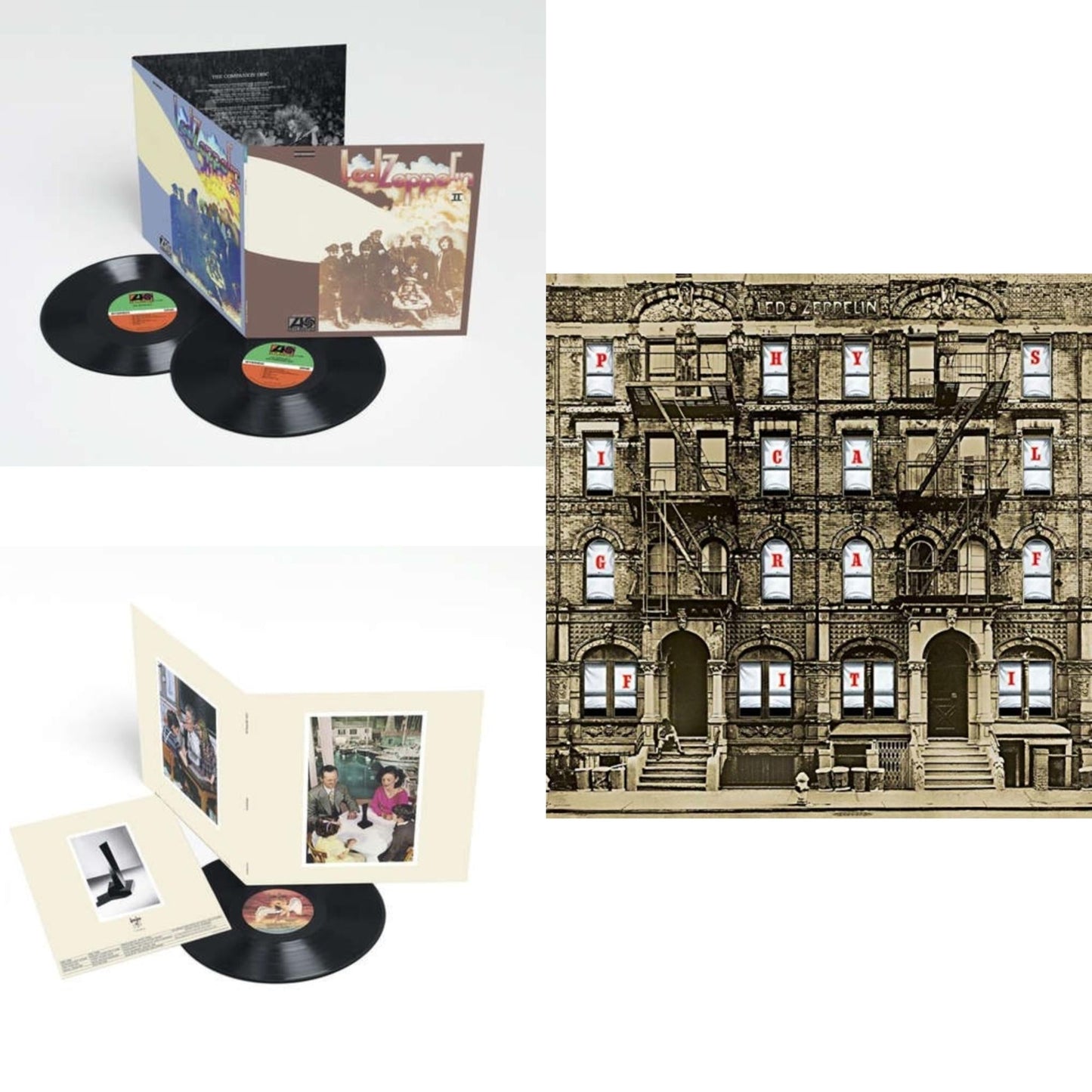 Led Zeppelin Ii (Deluxe Remastered/2LP/180) & Physical Graffiti (2015 Remaster) & Presence