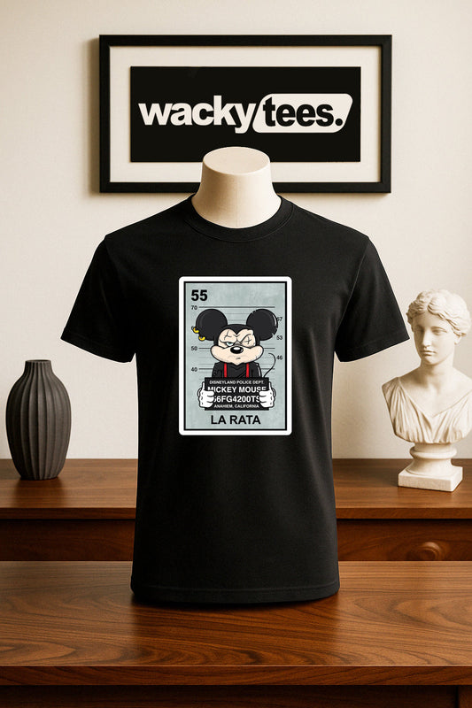 La Rata Disneyland Loteria The Rat Mexican Bingo Graphic Tee Shirt