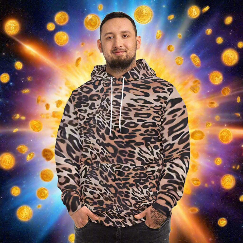 Leopard Skin Fashion Hoodie - Lizard Vigilante