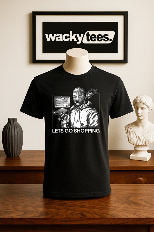 Lets Go Shopping Catch a Predator Riot Looter Funny Graphic Tee Shirt