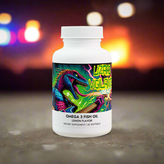 Lizard Vigilante Omega 3 Fish Oil Supplement (60 Softgels) - Premium Food Supplements from Printify - Just $29.99! Shop now at Lizard Vigilante