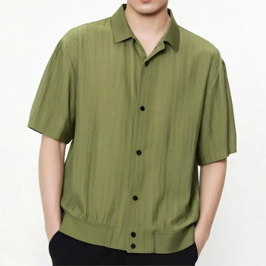 Lizard Vigilante “Heat Index” Short Sleeve – 2025 Men’s Summer Streetshirt for Runaway Looks, Night Rides & Riot-Worthy Style - Premium  from Lizard Vigilante - Just $42.22! Shop now at Lizard Vigilante