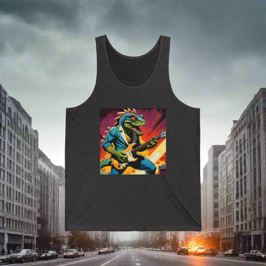 Lizard X. Vigilante Unisex Jersey Tank - Lizard Vigilante