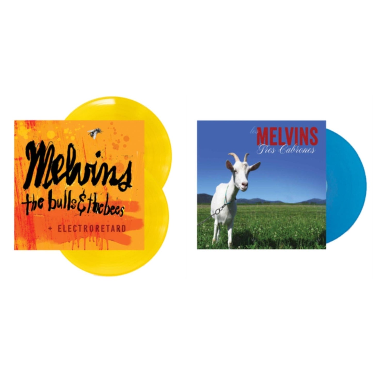 Bulls & The Bees / Electroretard (2LP/Canary Yellow Vinyl) & Tres Cabrones