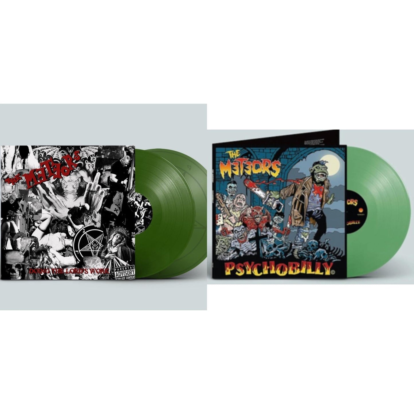 Doing The Lord's Work (Green LP Vinyl) & Psychobilly (Transparent Green LP Vinyl)