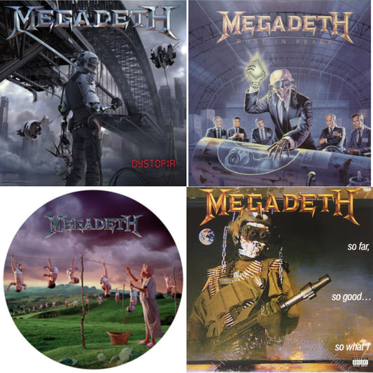 Rust In Peace & So Far So Good So What & Youthanasia (Picture Disc) & Dystopia