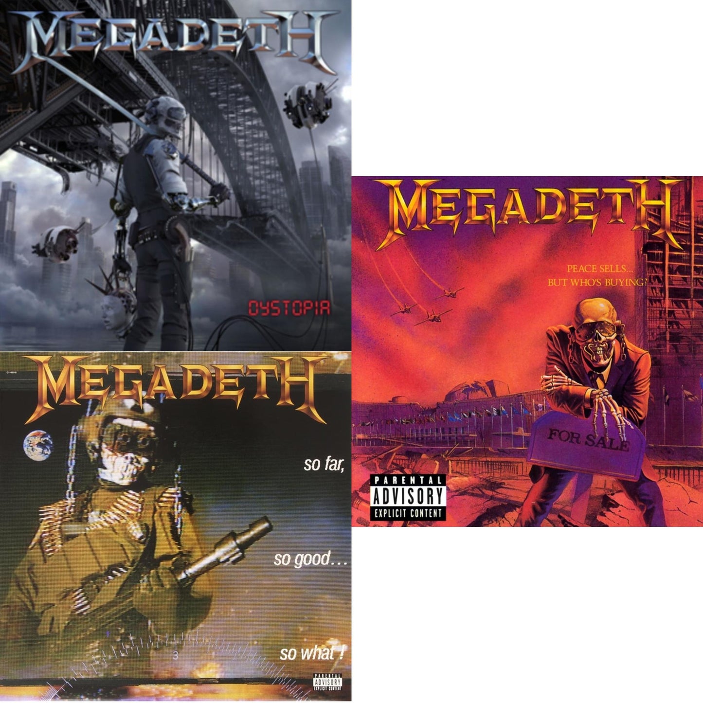 Peace Sells But Who's Buying & So Far So Good So What & Dystopia