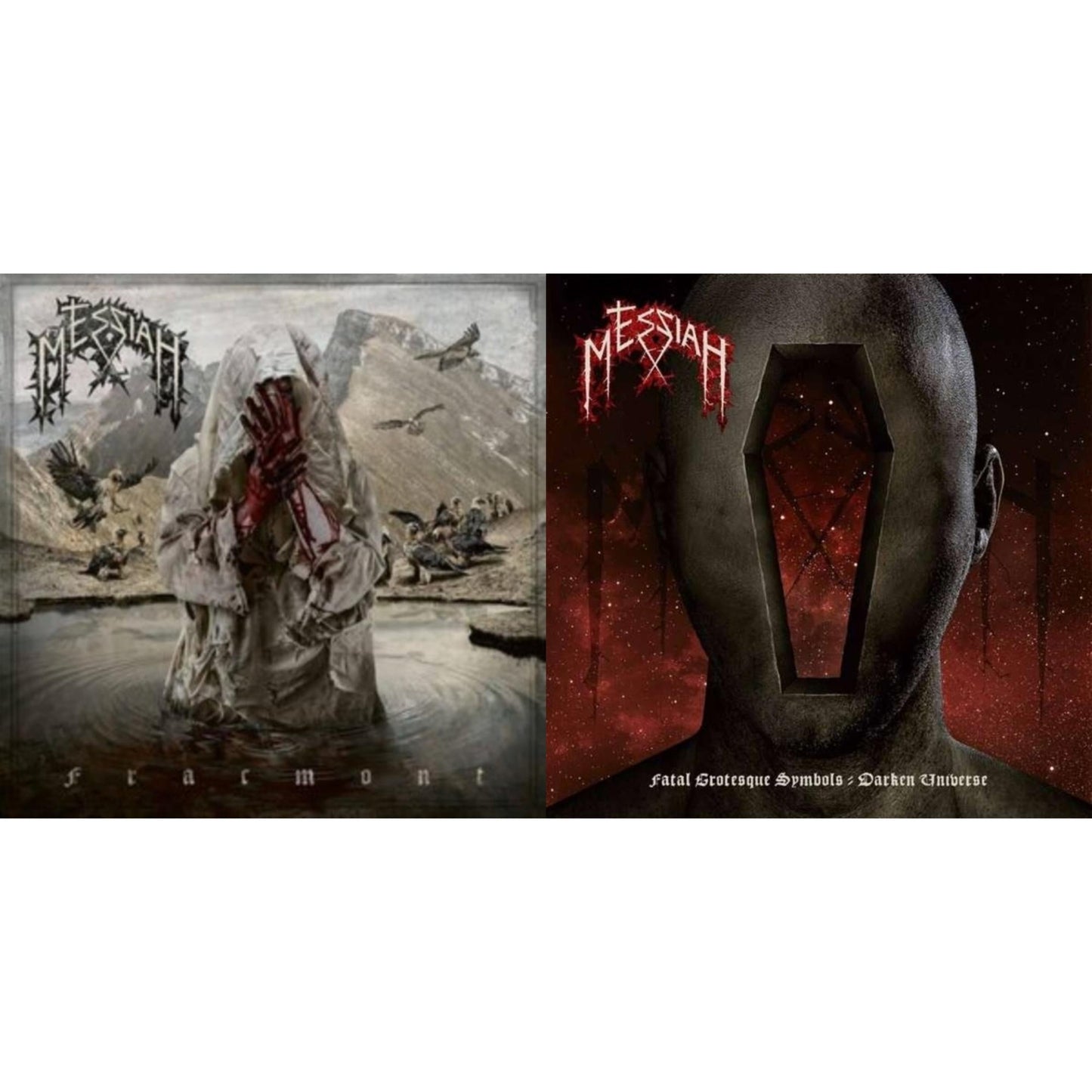 Fracmont (Red & White Black Splatter LP Vinyl/Limited Edition/Poster/Gatefold Jacket) & Fatal Grotesque Symbols (White & Red Splatter LP Vinyl/Limited Edition/Poster)