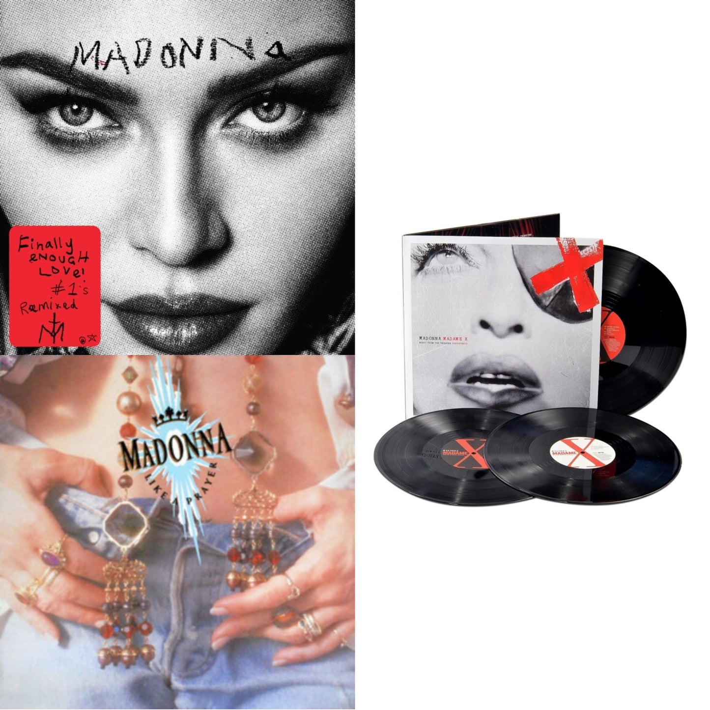 Like A Prayer (180G) & Madame X (Live) (3LP) & Finally Enough Love (2LP)