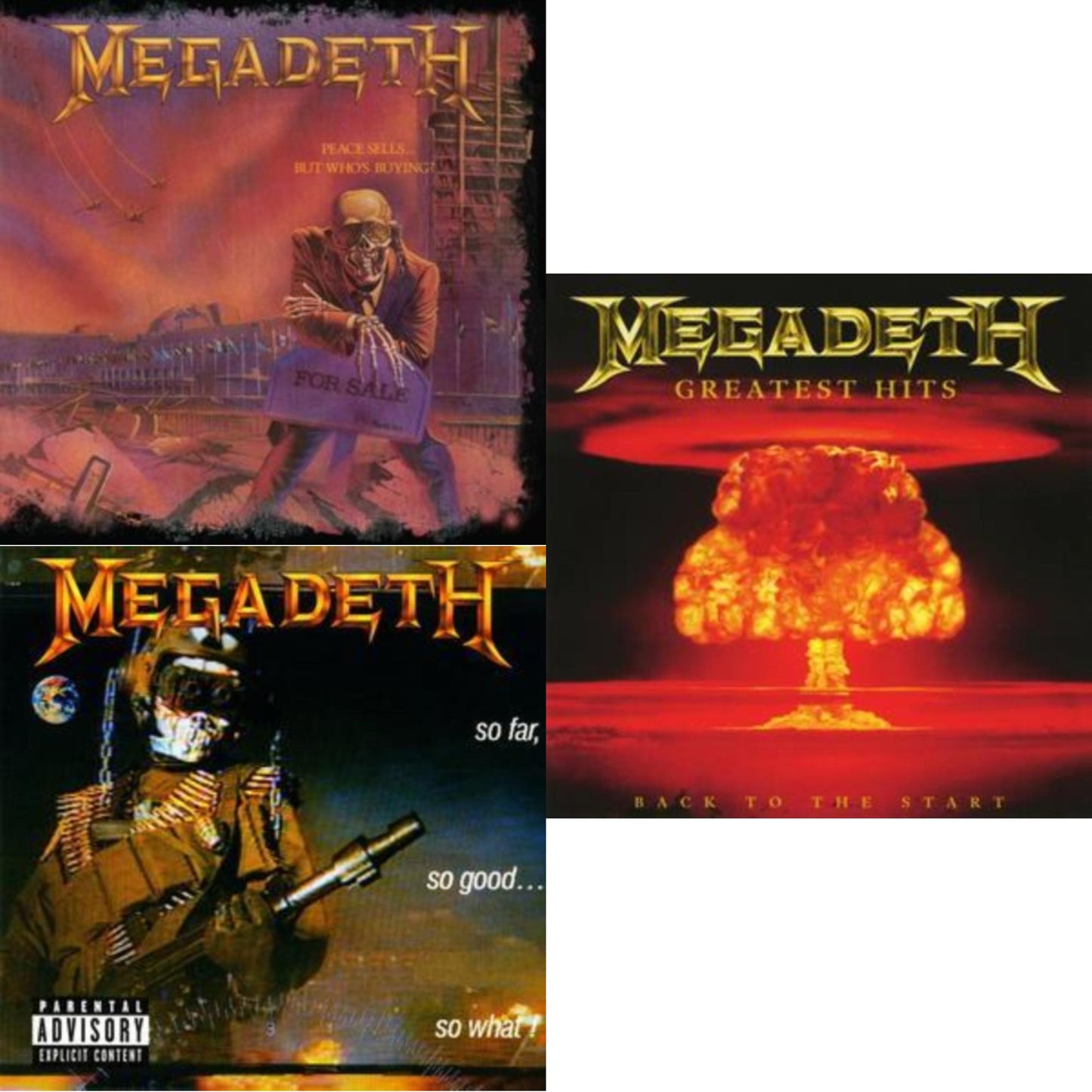 Peace Sells But Who's Buying & So Far So Good So What & Greatest Hits