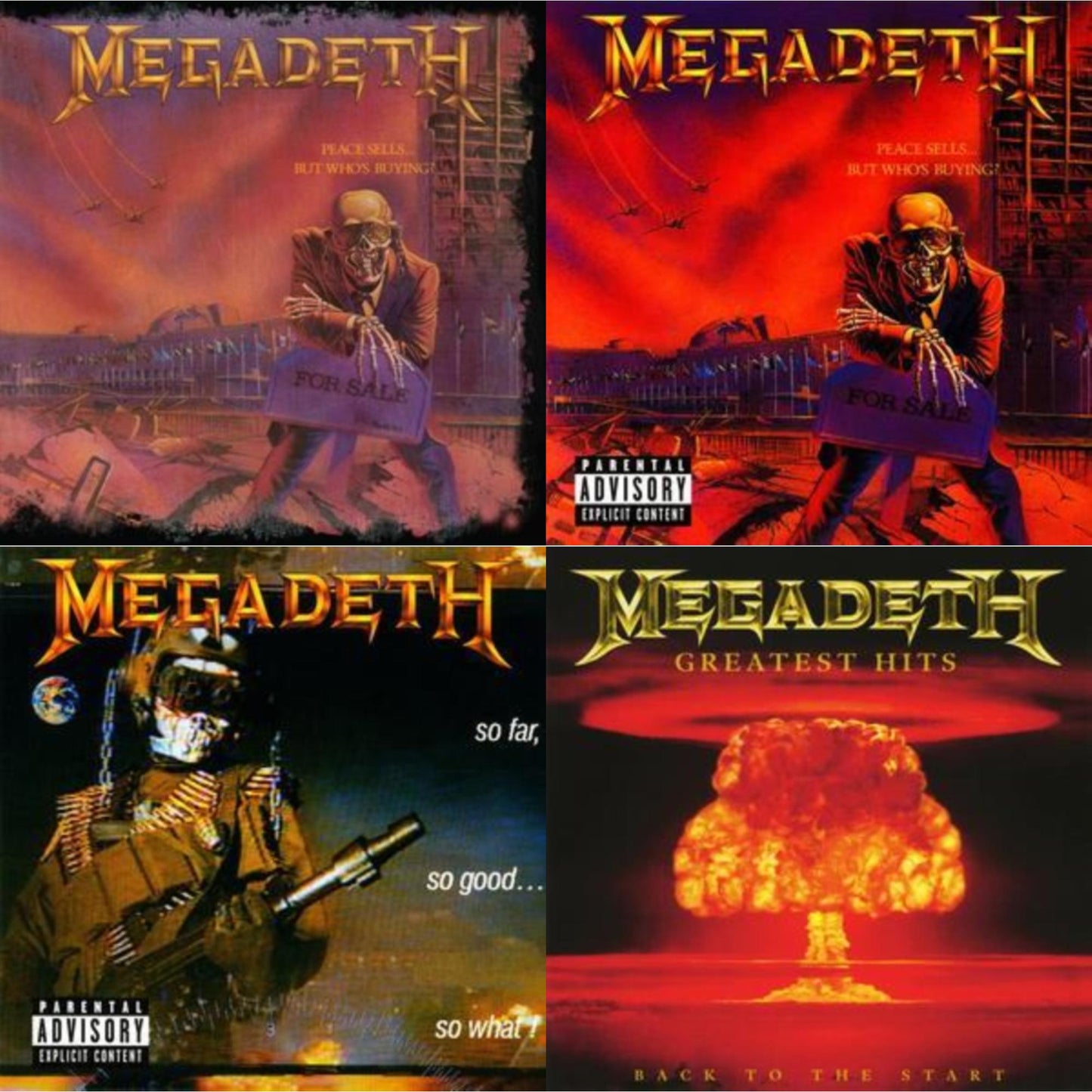 Peace Sells But Who's Buying & Peace Sells But Who's Buying & So Far So Good So What & Greatest Hits