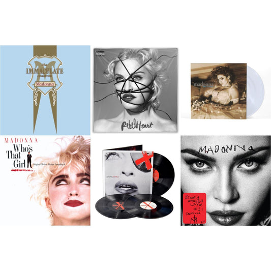 Rebel Heart & Madame X (Live) (3LP) & Finally Enough Love (2LP) & Like A Virgin & Immaculate Collection (2LP) & Who's That Girl Ost (Back 2 The 80S) (I)