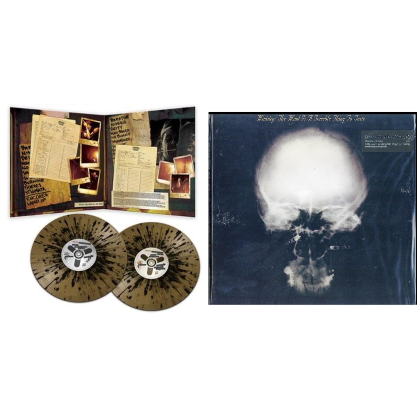 Mind Is A Terrible Thing To Taste (180G) & Live Necronomicon (Black & Gold Splatter Vinyl/2LP)