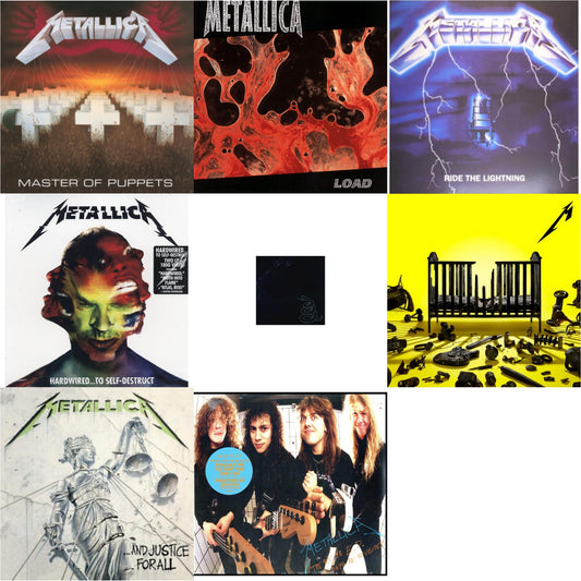 72 Seasons (2LP) & Metallica (Remastered/2LP) & Load & Ride The Lightning (180G) & Master Of Puppets (Remastered) & Hardwired To Self-Destruct (2LP/180G/Dl Card) & $5.98 Ep: Garage Days Re-Revisited (Remastered) & And Justice For All (Remastered)