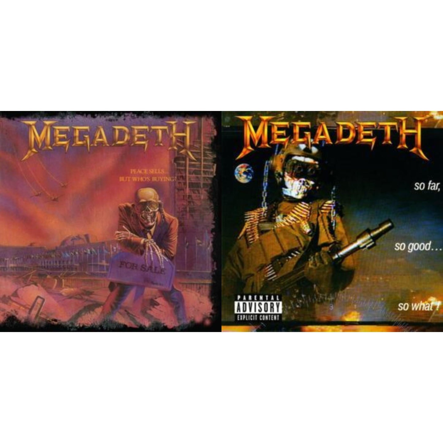Megadeth - Peace Sells But Who's Buying & So Far So Good So What - CD Bundle