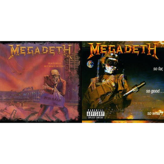 Megadeth - Peace Sells But Who's Buying & So Far So Good So What - CD Bundle