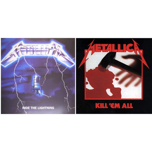 Metallica - Kill Em All (180G) & Ride The Lightning (180G) - LP Vinyl Bundle