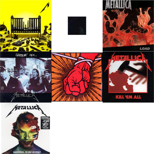 72 Seasons (2LP) & Metallica (Remastered/2LP) & Load & Garage Inc. & St Anger & Kill Em All (180G) & Hardwired To Self-Destruct (2LP/180G/Dl Card)