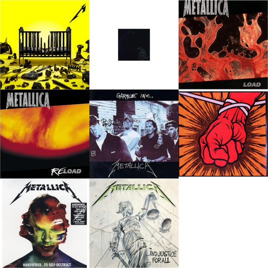72 Seasons (2LP) & Metallica (Remastered/2LP) & Load & Reload & Garage Inc. & St Anger & Hardwired To Self-Destruct (2LP/180G/Dl Card) & And Justice For All (Remastered)