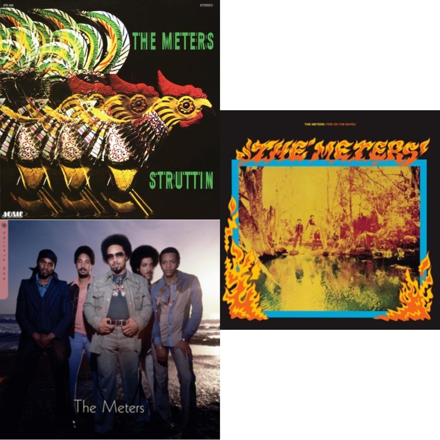 Fire On The Bayou & Now Playing & Struttin' (Blue Jay LP Vinyl)