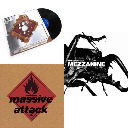 Massive Attack - Mezzanine & Blue Lines & Protection - LP Vinyl Bundle