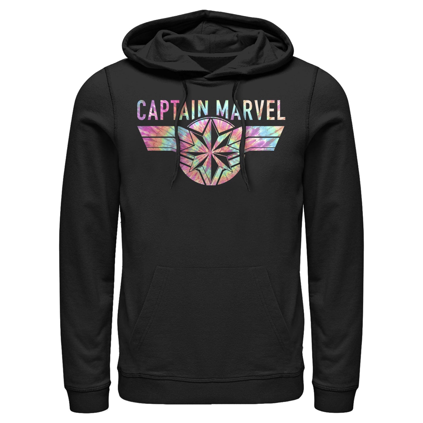 Marvel Tie Dye Captain Mens Lightweight Hoodie