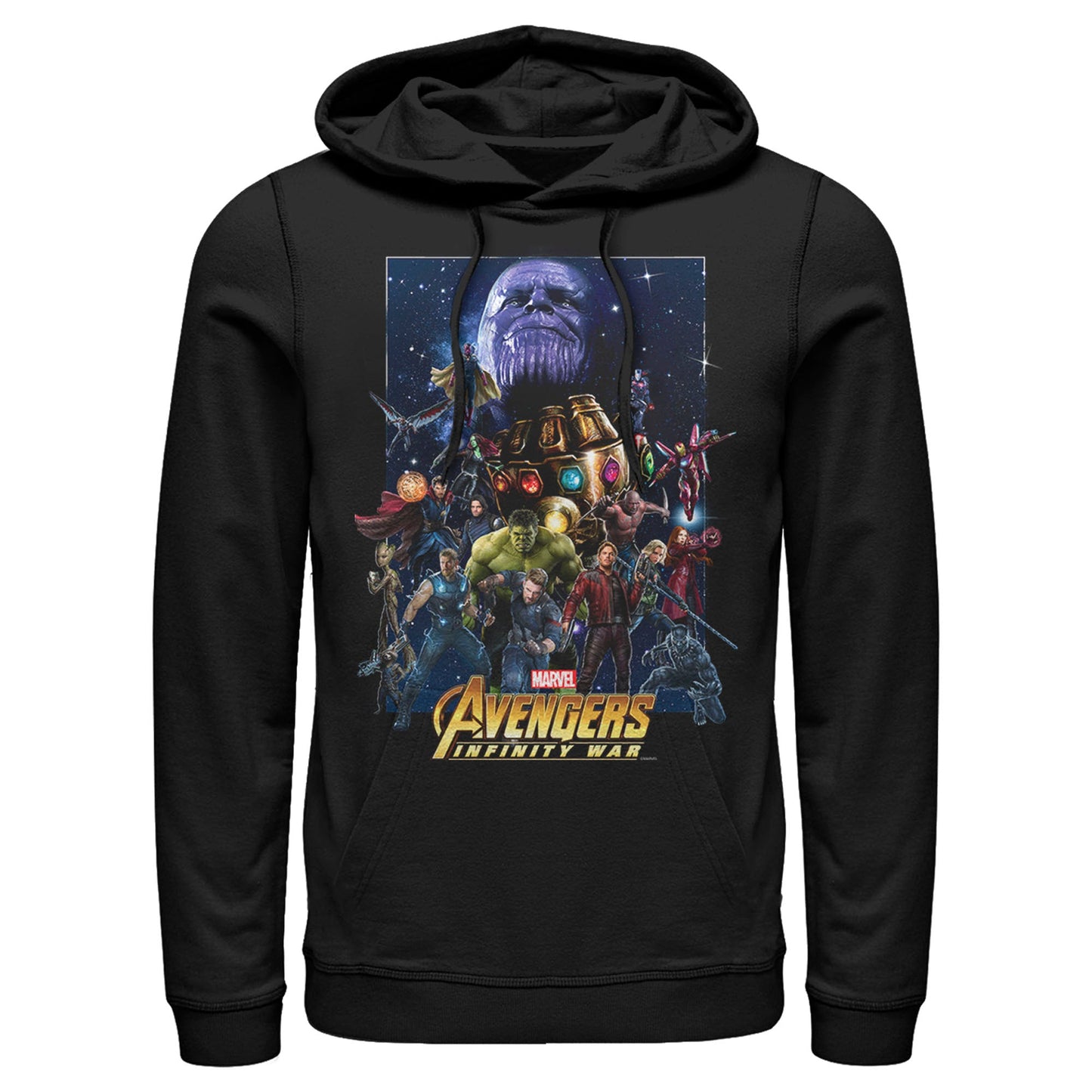 Marvel Overload Poster Mens Lightweight Hoodie