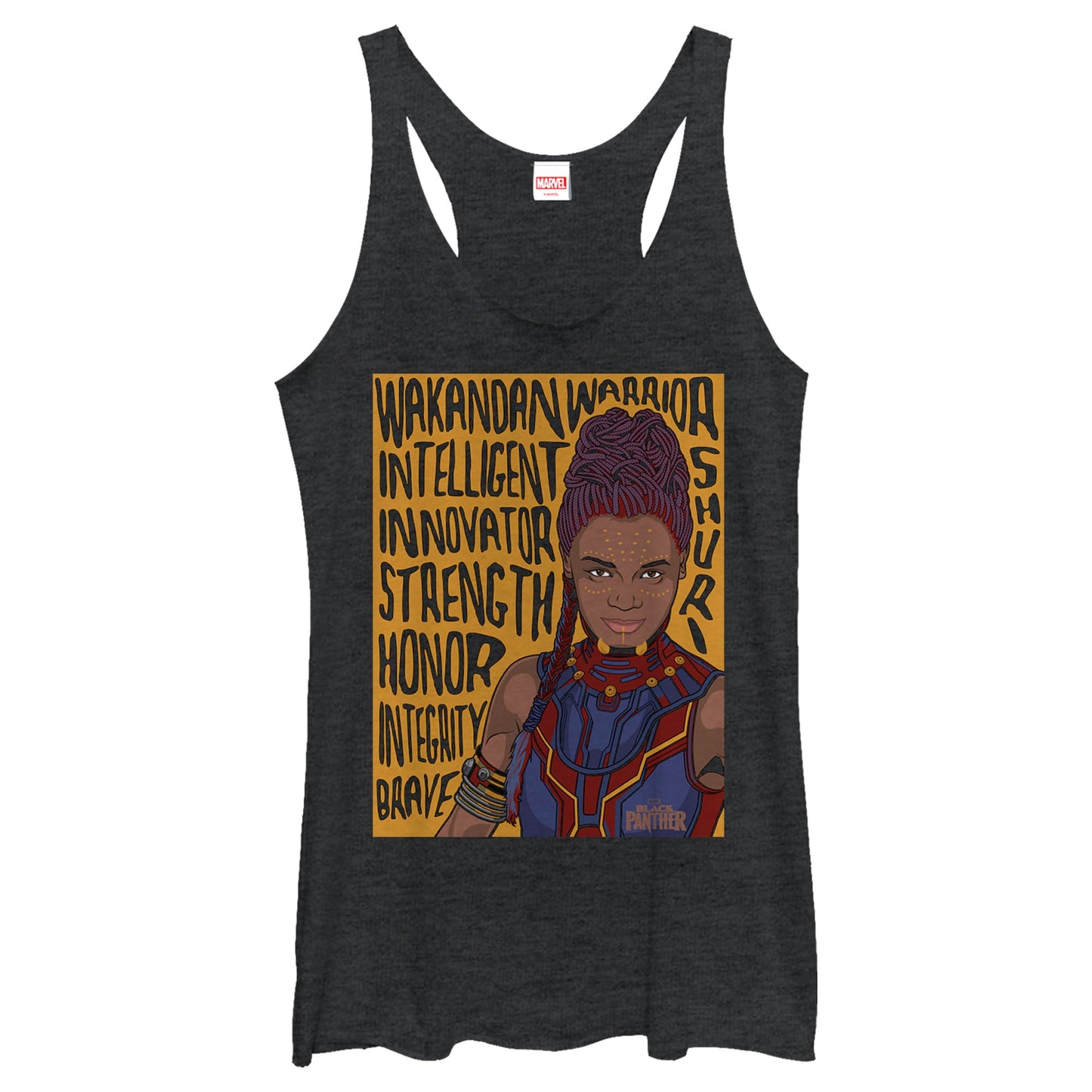 Marvel Shuri Verbiage Junior's Tank Top Shirt