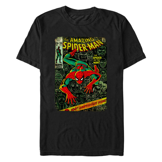 Marvel Spidey Front Cover Mens T Shirt