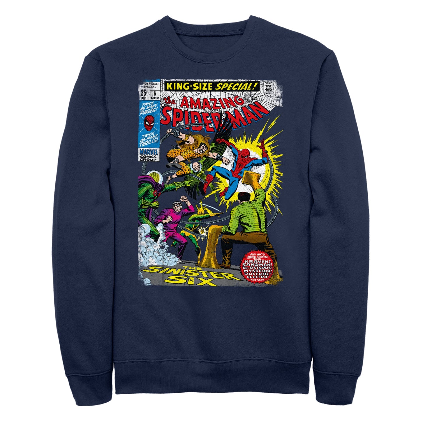 Marvel Sinister6 Comic Mens Sweatshirt