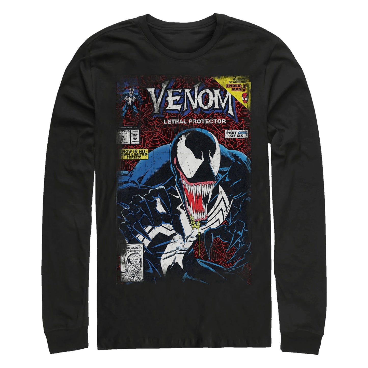 Marvel Todd Venom Long Sleeve Mens T Shirt
