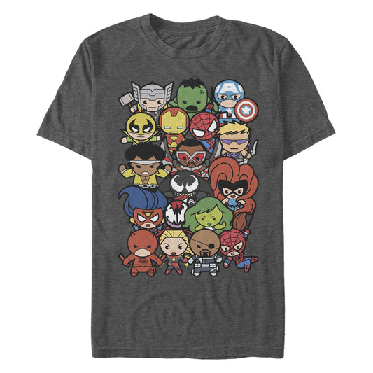 Marvel Pile Up Mens T Shirt