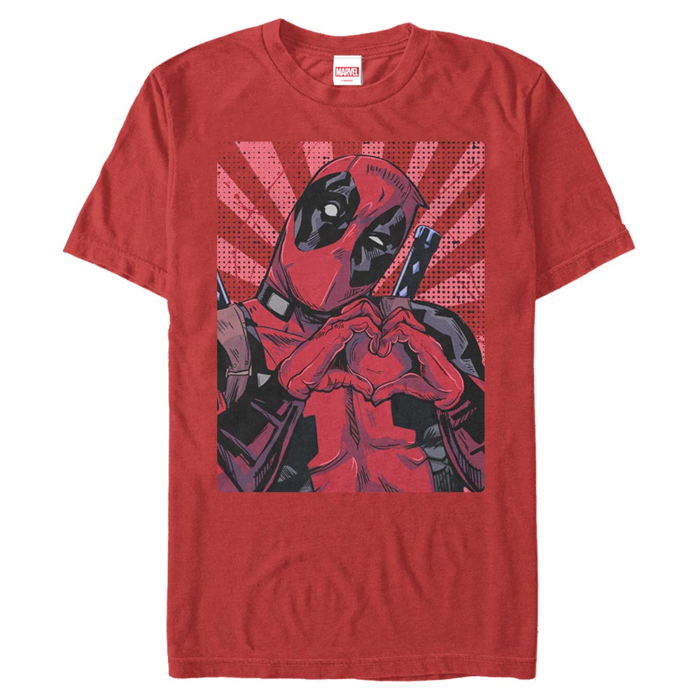 Marvel Close Heart Pool Mens T Shirt