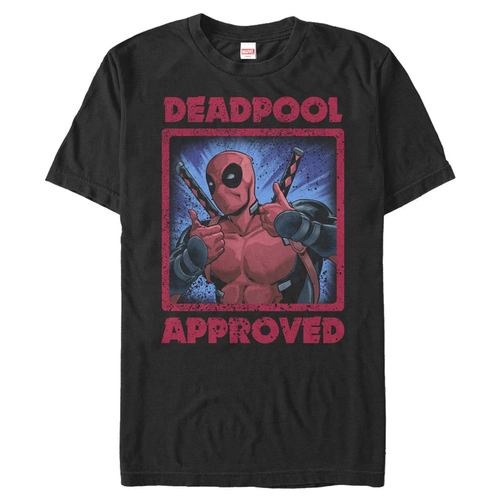 Marvel Deadpool Approved Mens T Shirt