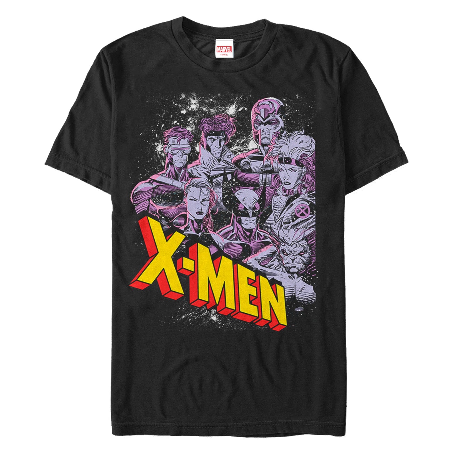 Marvel Vintage Team Mens T Shirt