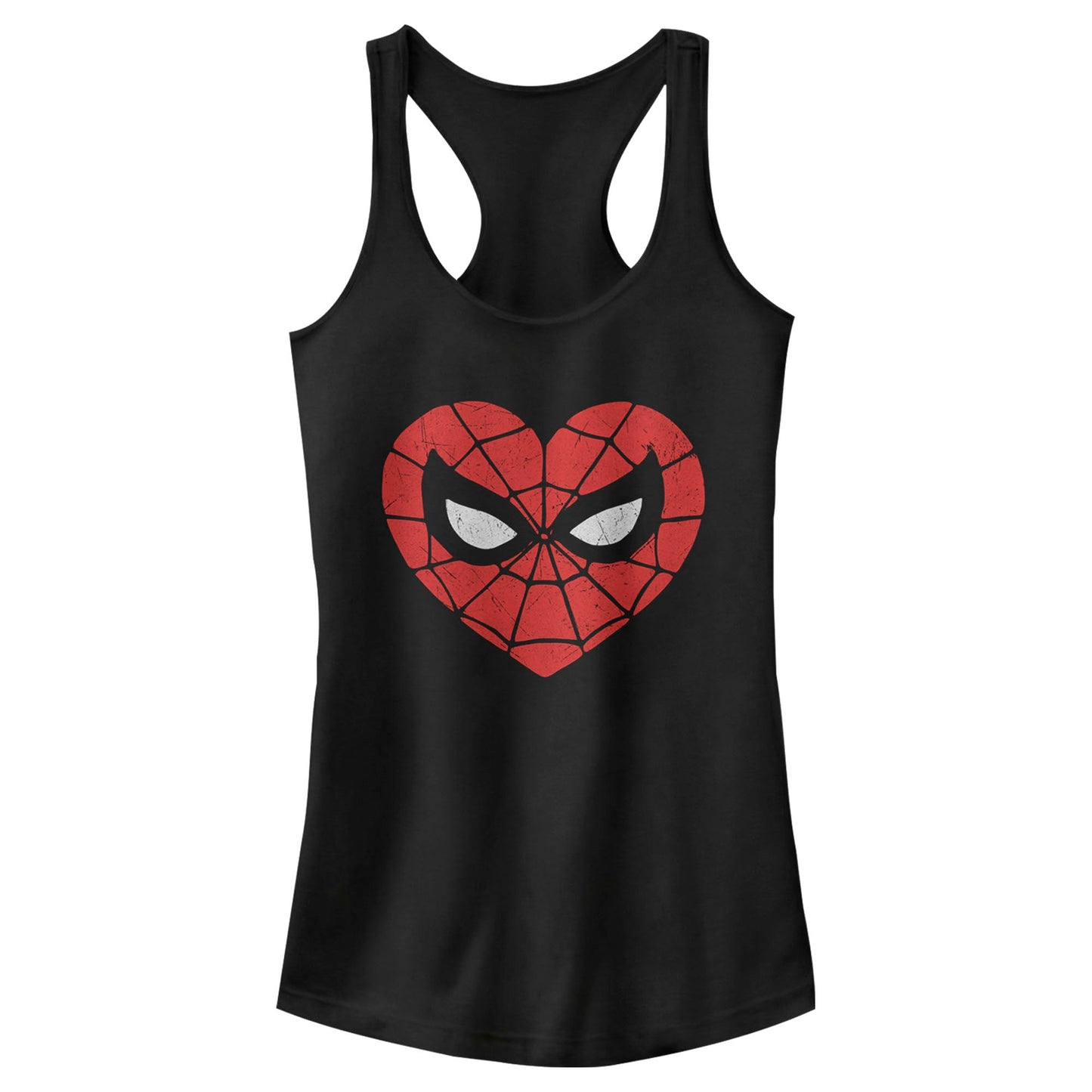 Marvel Spidey Heartbreaker Junior's Womens Tank Top Shirt