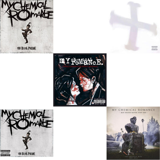 My Chemical Romance - Black Parade & Black Parade (X) & Three Cheers For Sweet Revenge & Black Parade / Living With Ghosts (X) (10Th Anniversary Edition) & May Death Never Stop You - CD Bundle