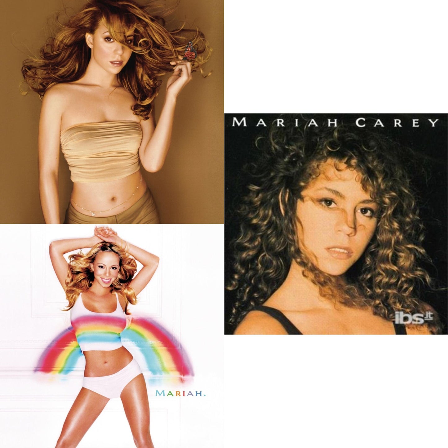 Mariah Carey - Mariah Carey & Rainbow & Butterfly - CD Bundle